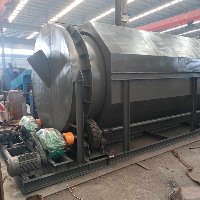 10-300t/H Rotary Screen Carbon Steel High Throughput Untuk Pemisahan Partikel kasar