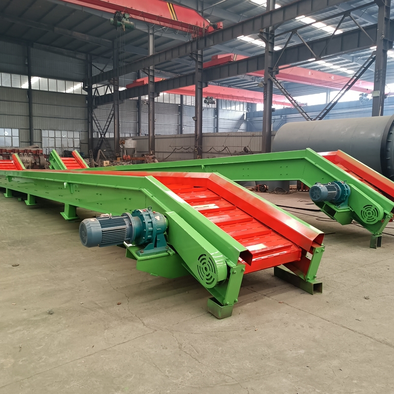 Conveyor yang didorong oleh rantai tarik miring 25 hingga 1000 T/H peralatan pengolahan biji-bijian yang dapat diandalkan