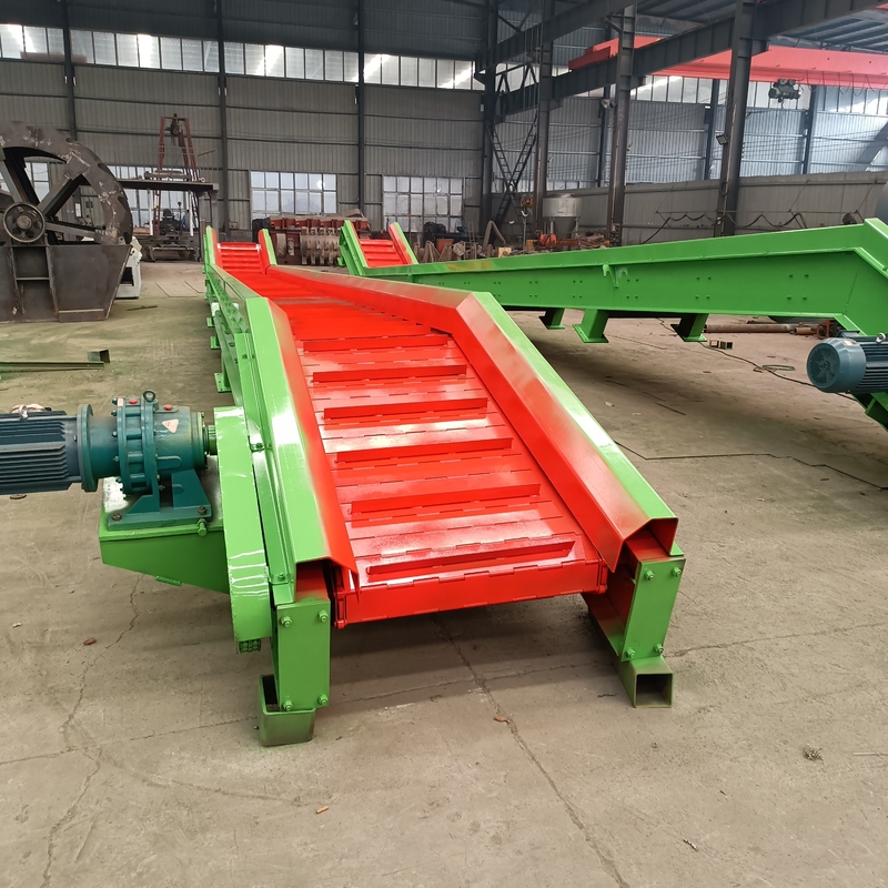 Conveyor yang didorong oleh rantai tarik miring 25 hingga 1000 T/H peralatan pengolahan biji-bijian yang dapat diandalkan