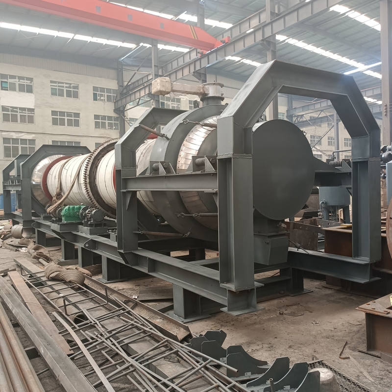 Sesuaikan Warna Steam Tube Rotary Dryer 120t/H Kapasitas