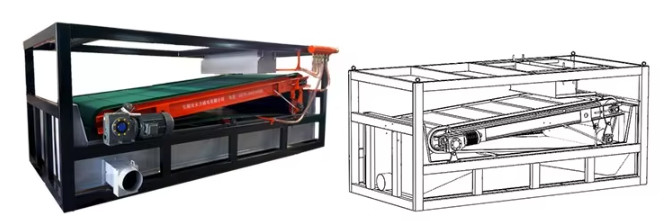 separator magnet gradien tinggi untuk bijih magnet lemah dan bijih non-magnetik