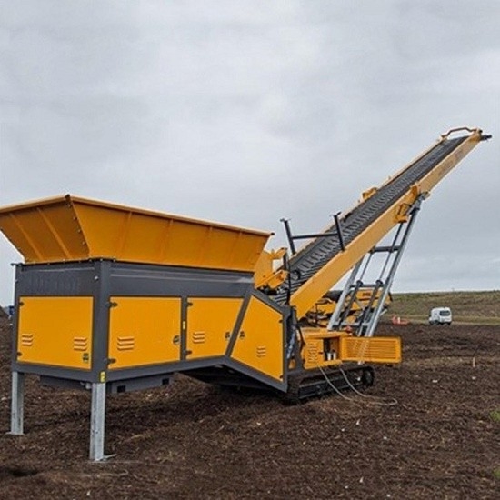 20-1500T / H Crawler Atau Konveyor Seluler yang Dipasang di Truk Untuk Pabrik Penghancur Batu