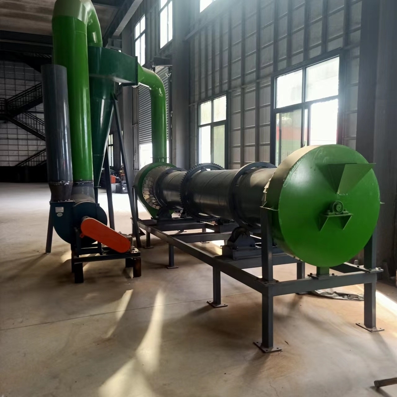 Pengeringan Seragam Pupuk Organik Rotary Drum Dryer Untuk Daur Ulang Bahan Organik
